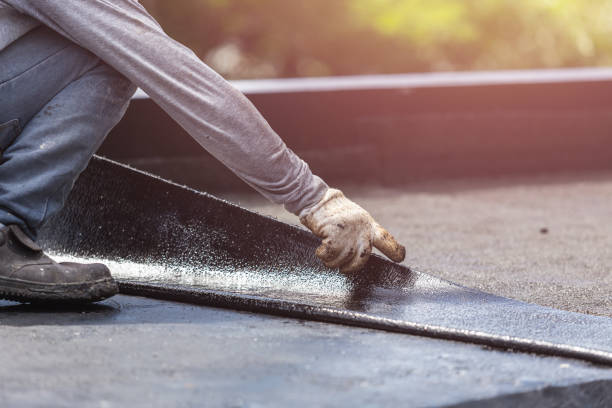 Professional Waterproofing technician working in Bethel, OH